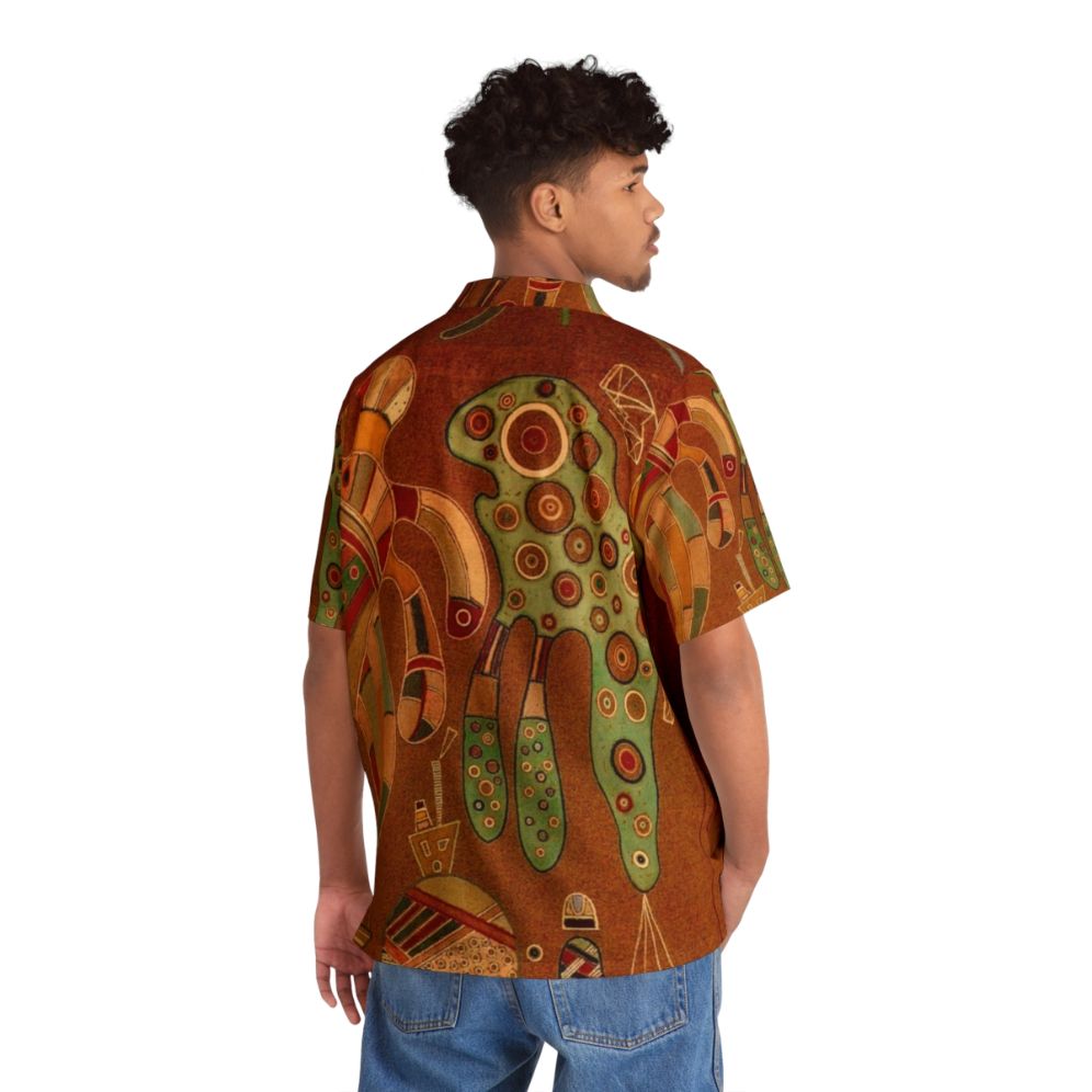 Wassily Kandinsky inspired abstract art hawaiian shirt - People Back