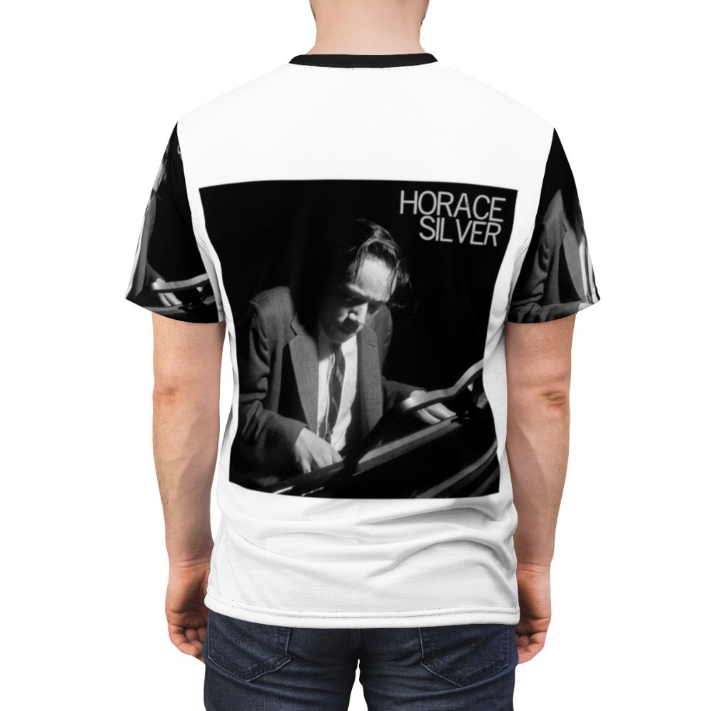 Horace Silver AOP T-shirt featuring the iconic jazz musician and his influence on modern music - men back