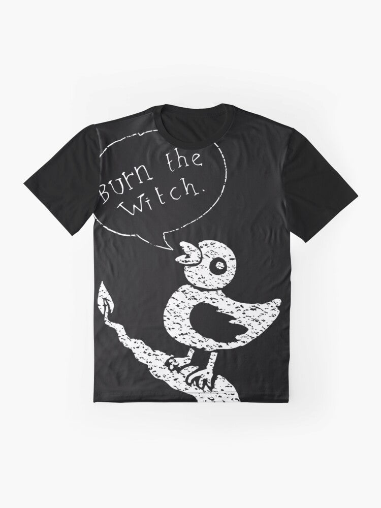 Radiohead "Burn the Witch" graphic design t-shirt - Flat lay