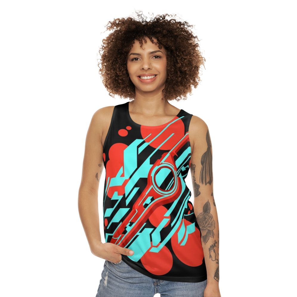 Monado abstract unisex graphic tank top - women