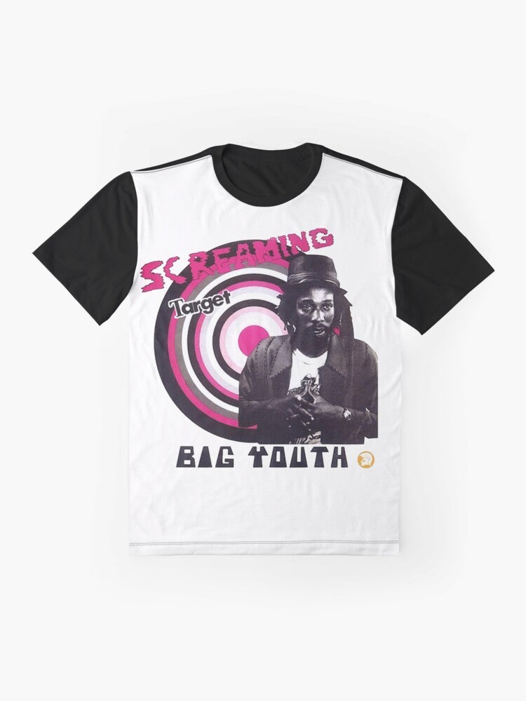 Big Youth Screaming Target Graphic T-Shirt - Flat lay