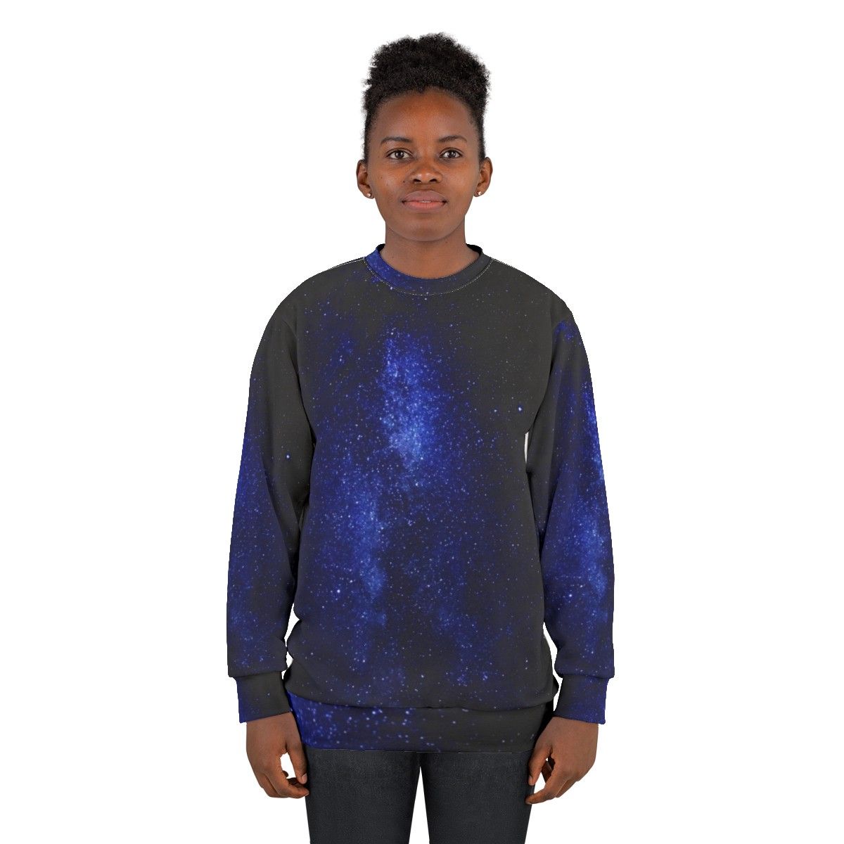 Milky Way galaxy sweatshirt - women