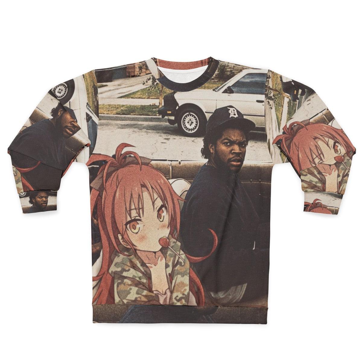 Puella Magi Madoka Magica Kyoko Sakura Anime Sweatshirt