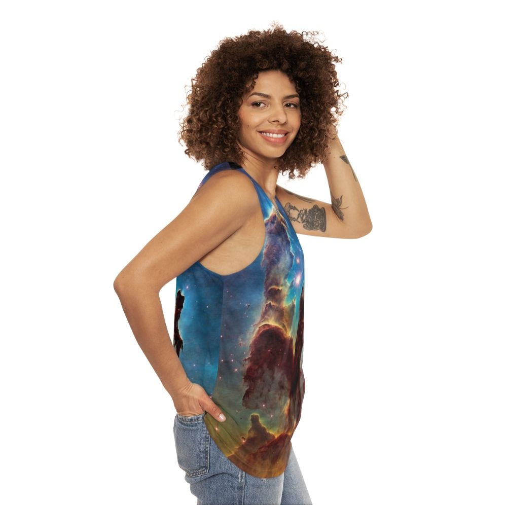 The Pillars of Creation Unisex Tank Top - women side