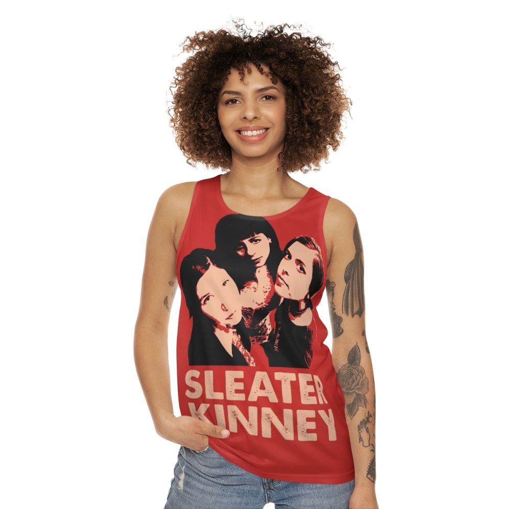 Sleater-Kinney Unisex Punk Rock Tank Top - women