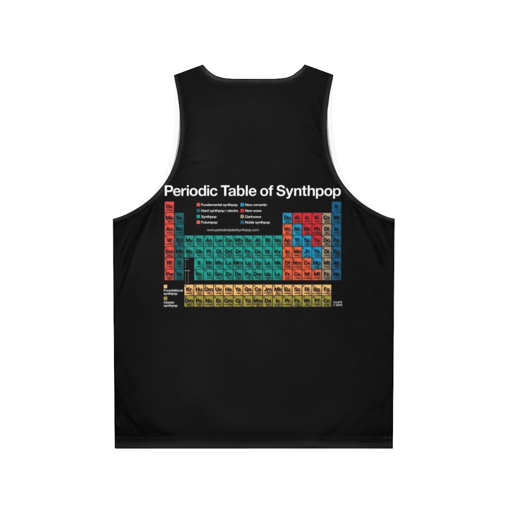 Periodic Table of Synthpop Unisex Tank Top - Back