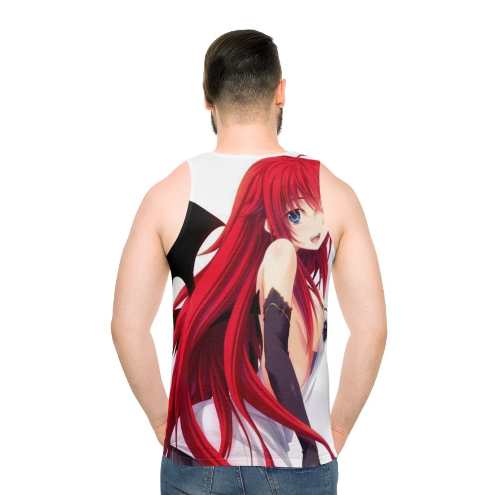 Rias Gremory Anime Tank Top - men back