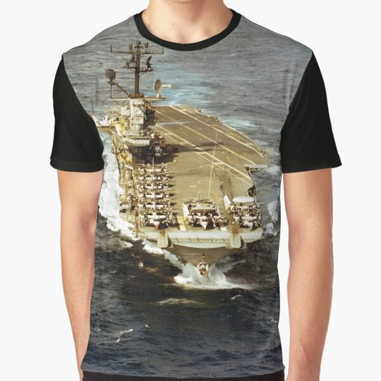 USS INTREPID (CVS-11) Aircraft Carrier Graphic T-Shirt