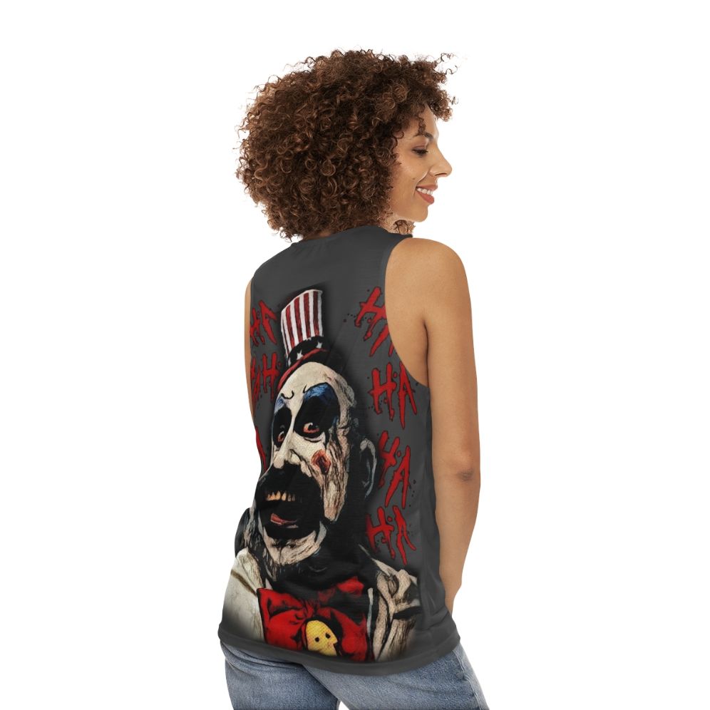 Captain Spaulding Unisex Horror Tank Top - women back