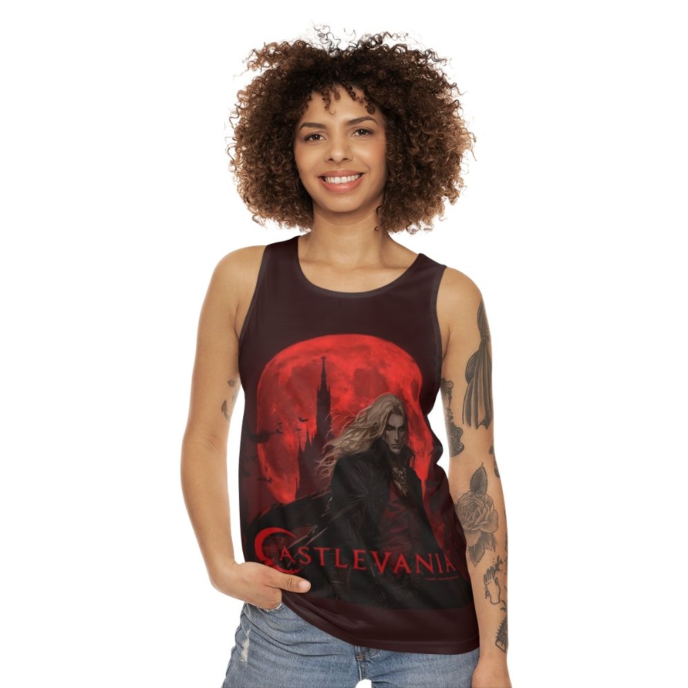 Castlevania Netflix Alucard Fan Art Tank Top - women