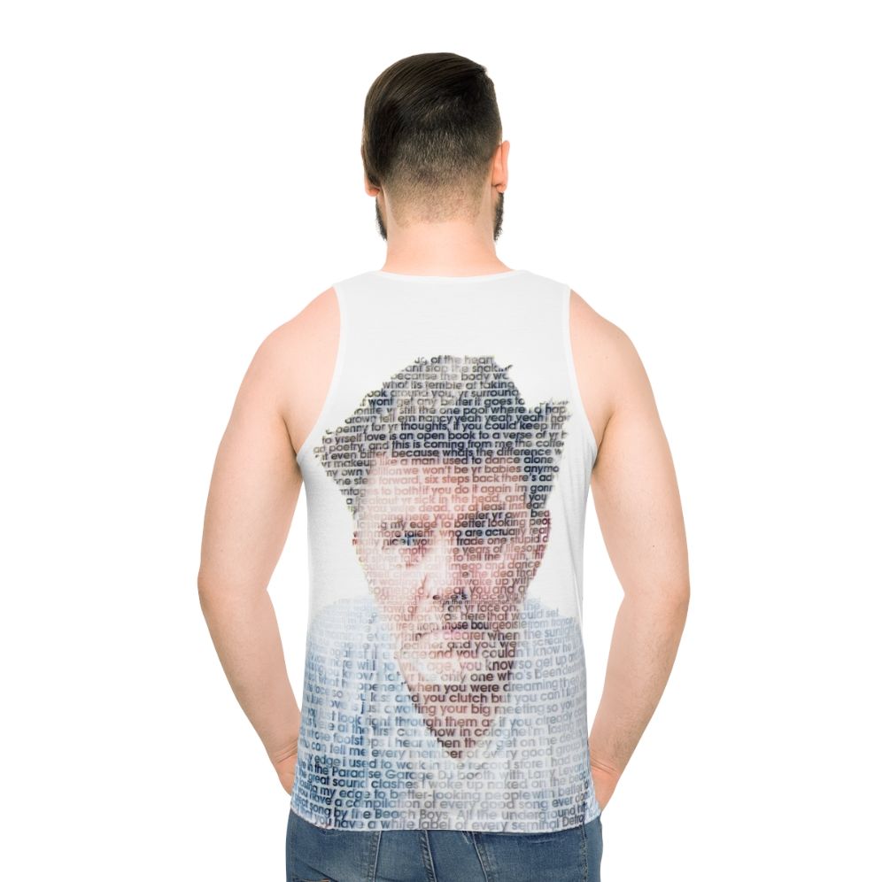 LCD Soundsystem Unisex Dance Music Tank Top - men back