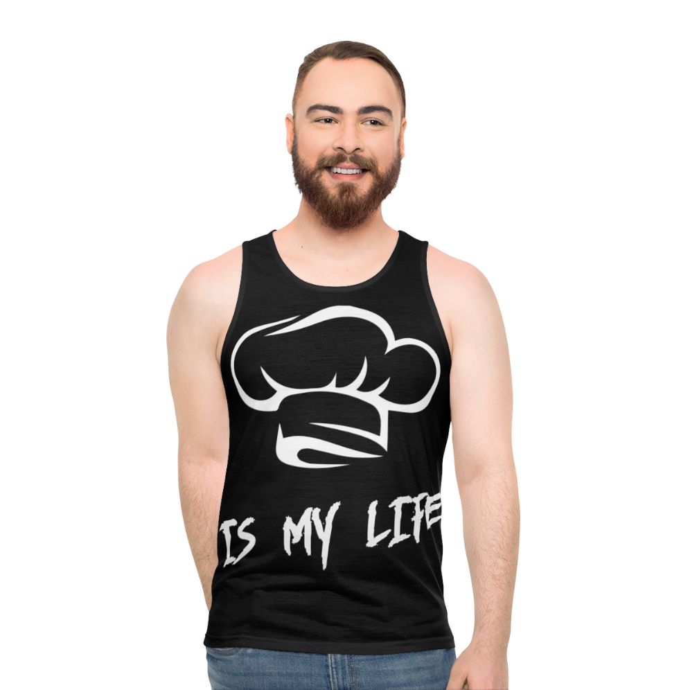 Cooking Is My Passion Unisex Tank Top - men