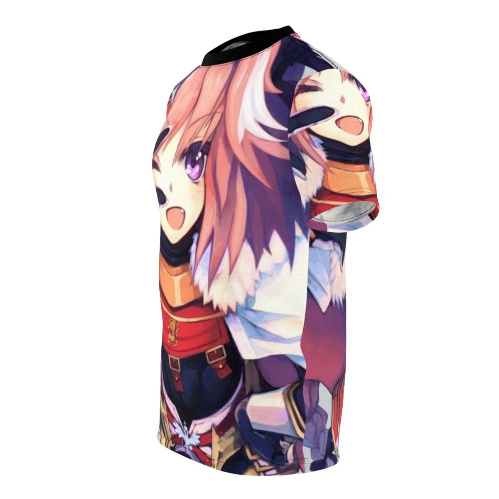 Anime-inspired Astolfo t-shirt design featuring the popular character from the Fate series - men left