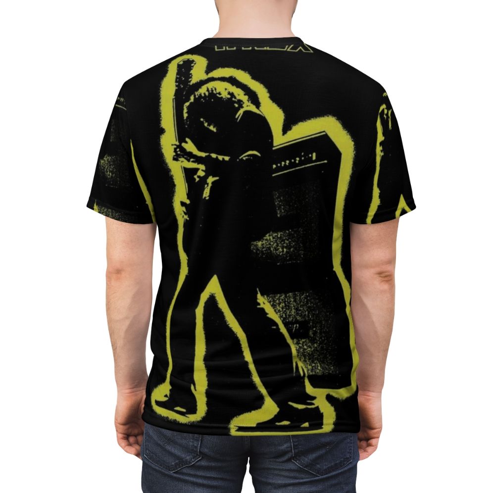 Retro Electric Warrior rock t-shirt featuring the iconic album cover art - men back