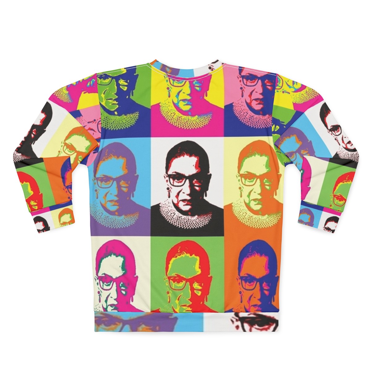 Notorious RBG Feminist Sweatshirt featuring Ruth Bader Ginsburg - Back