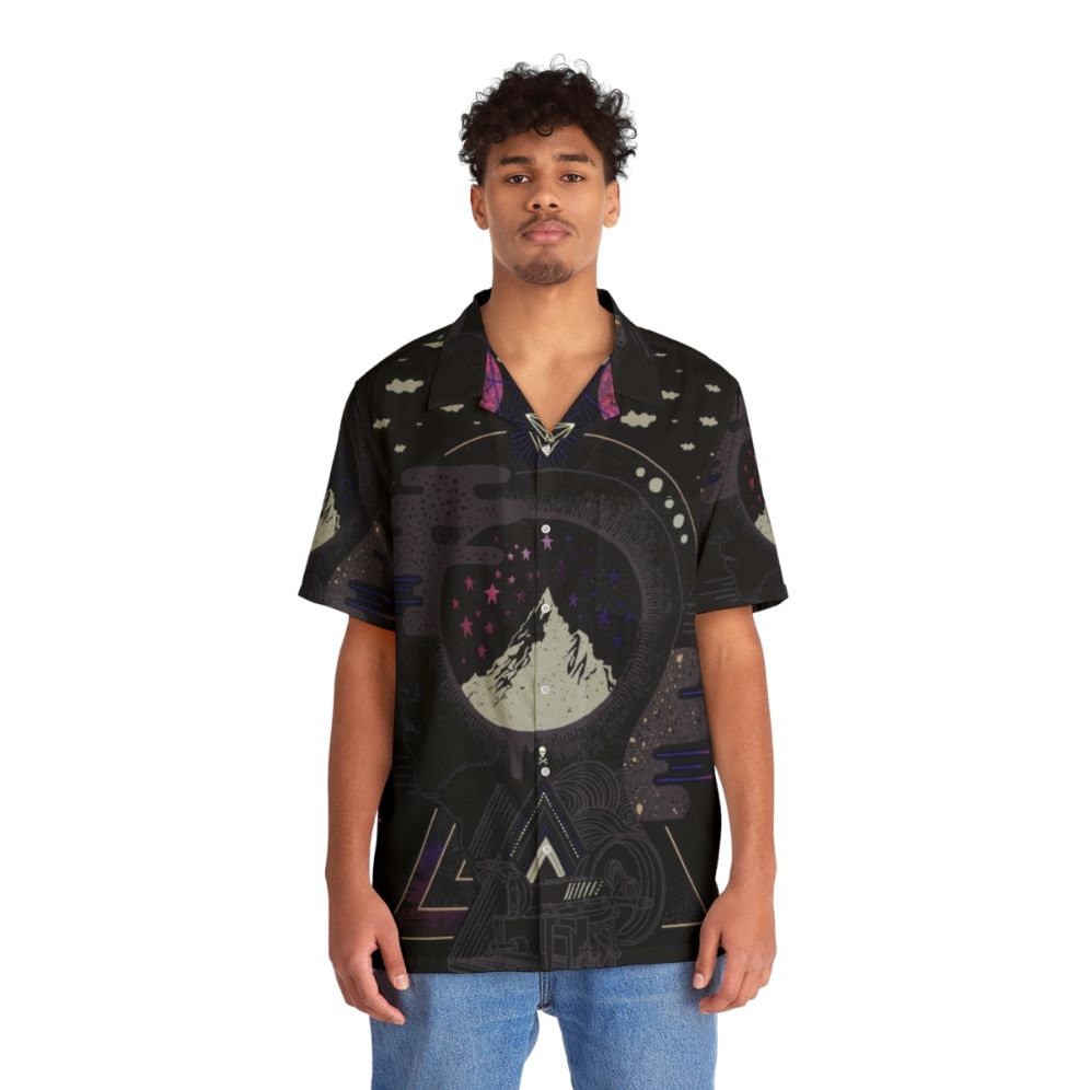 Cosmic Dreamer Hawaiian Shirt - People Front