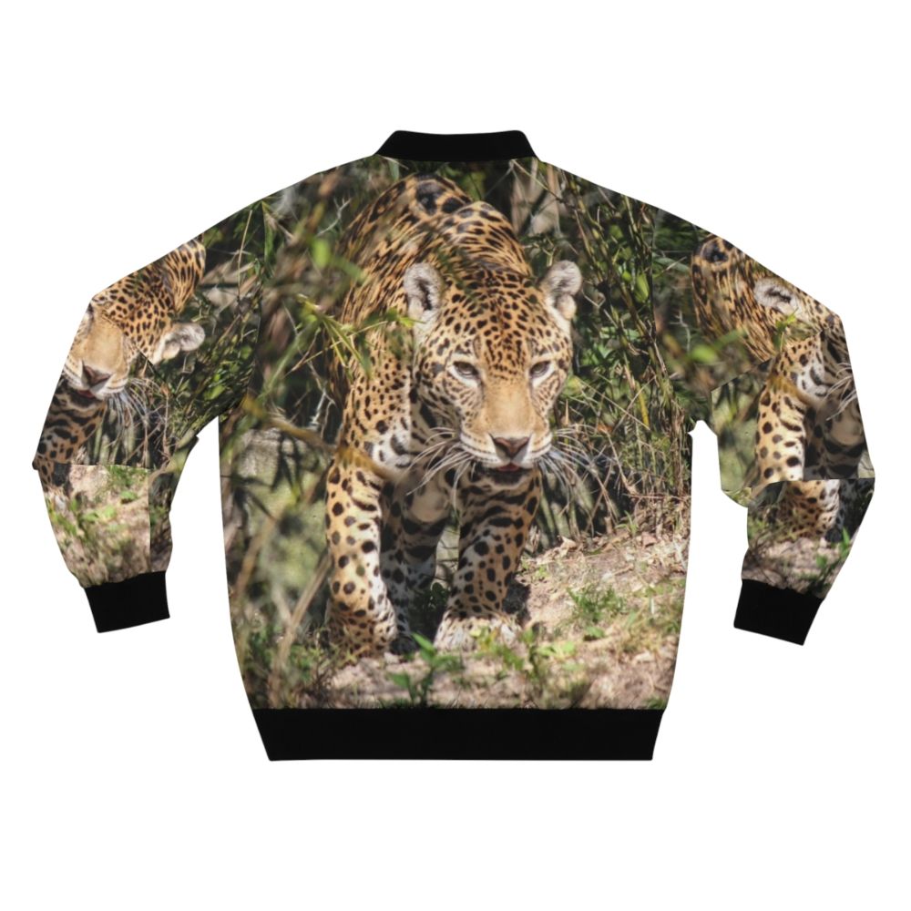 Jaguar Approach Bomber Jacket featuring an animal-inspired design - Back