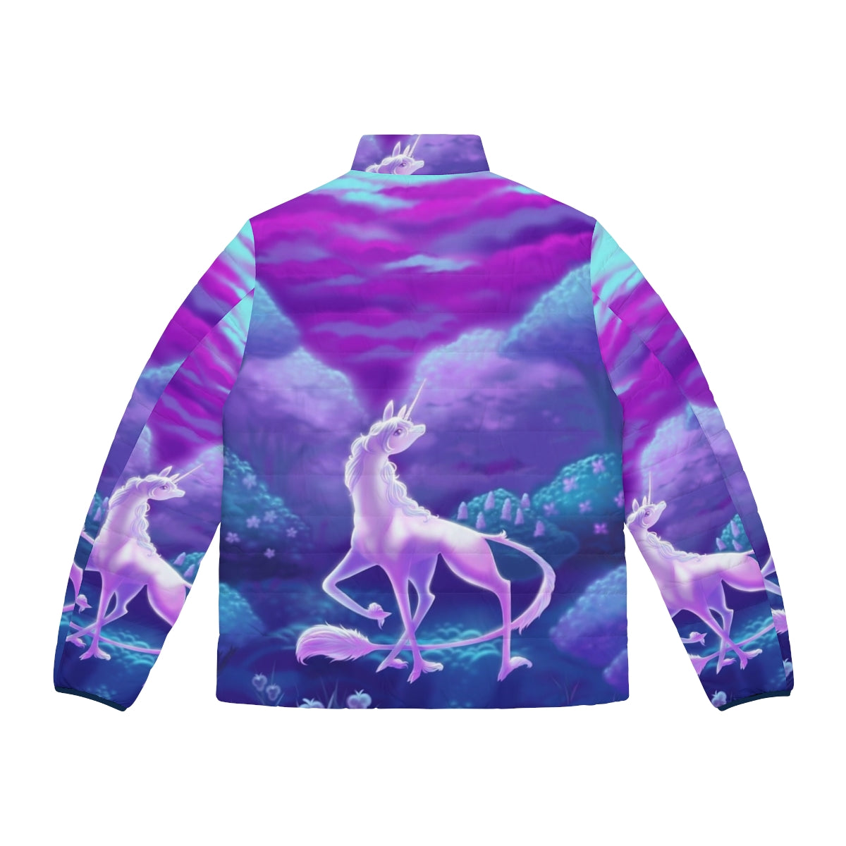 The Last Puffer Jacket, a warm and unicorn-inspired winter jacket - Back