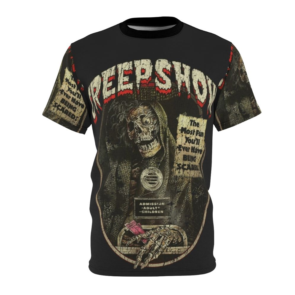 Creepshow 1982 horror movie t-shirt with skeleton, monster, and spooky imagery