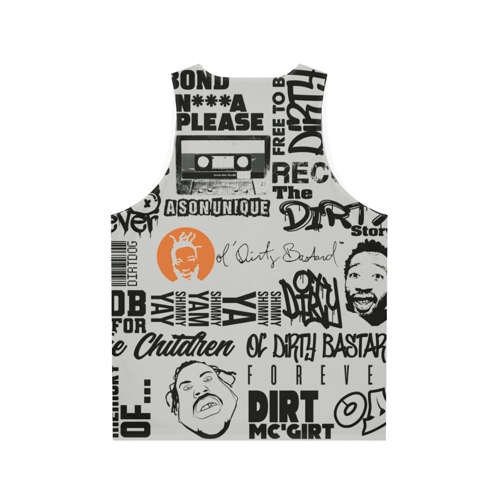 ODB Word Cloud Hip Hop Tank Top - Back