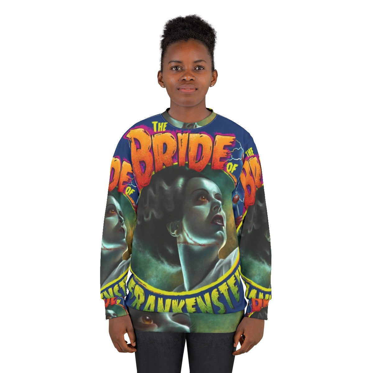 Classic Horror 'The Bride of Frankenstein' Sweatshirt - women