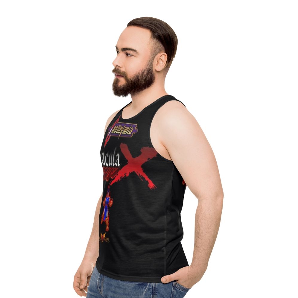 Castlevania Dracula X Classic Unisex Tank Top - men side