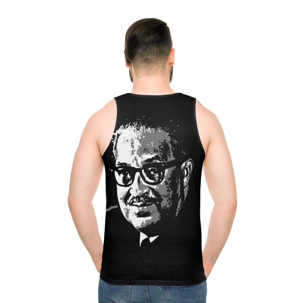 Thurgood Marshall Unisex Tank Top - men back