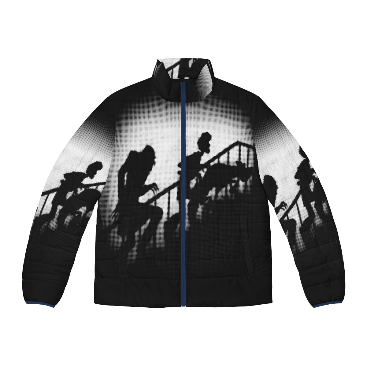 Nosferatu The Mystery Hunter Puffer Jacket with horror movie-inspired graphics