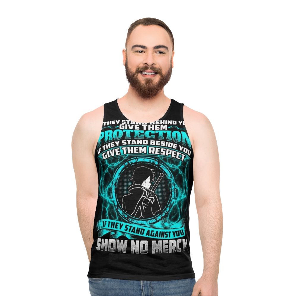 Sword Art Online Asuna and Kirito Unisex Tank Top - men