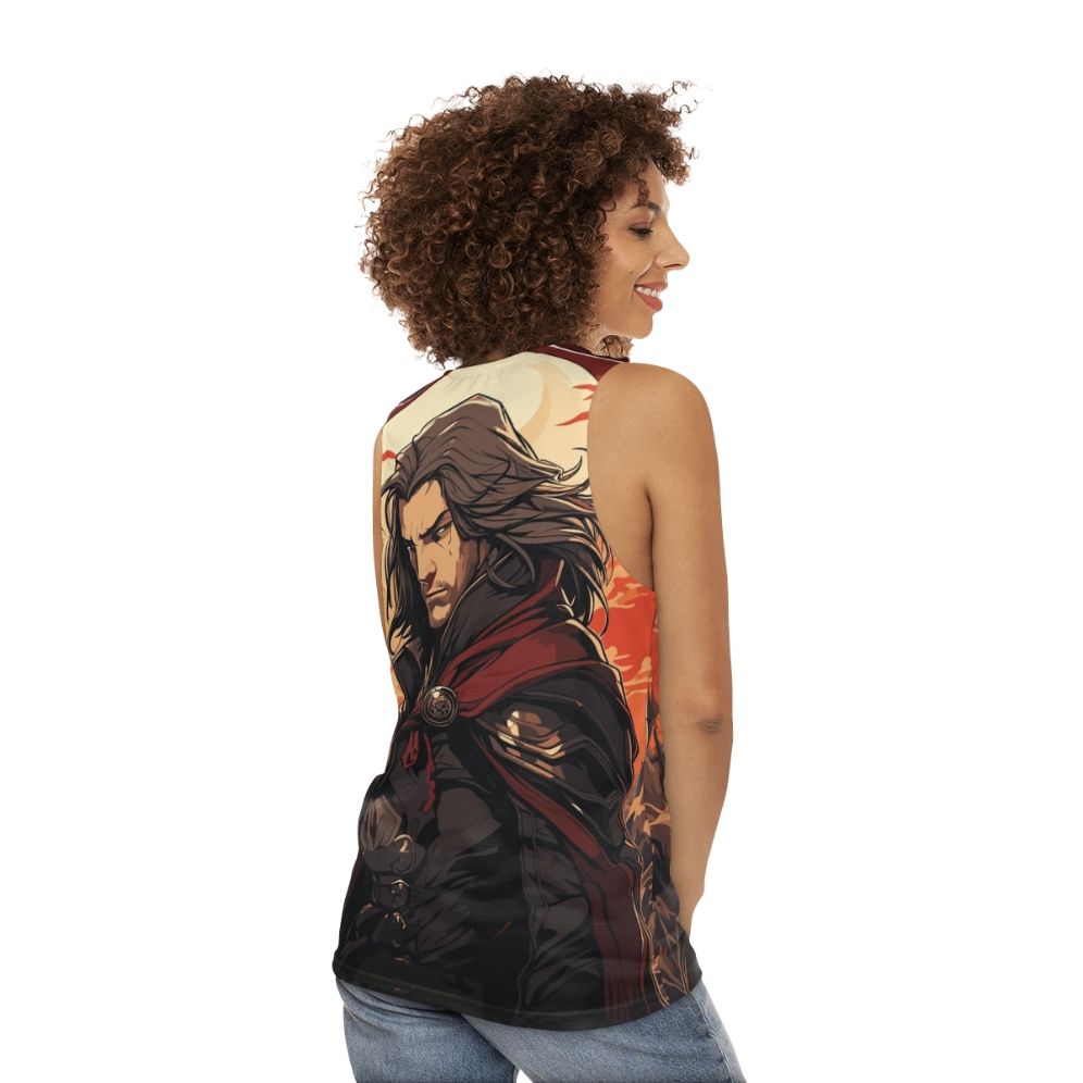 Castlevania Netflix Unisex Vampire Tank Top - women back