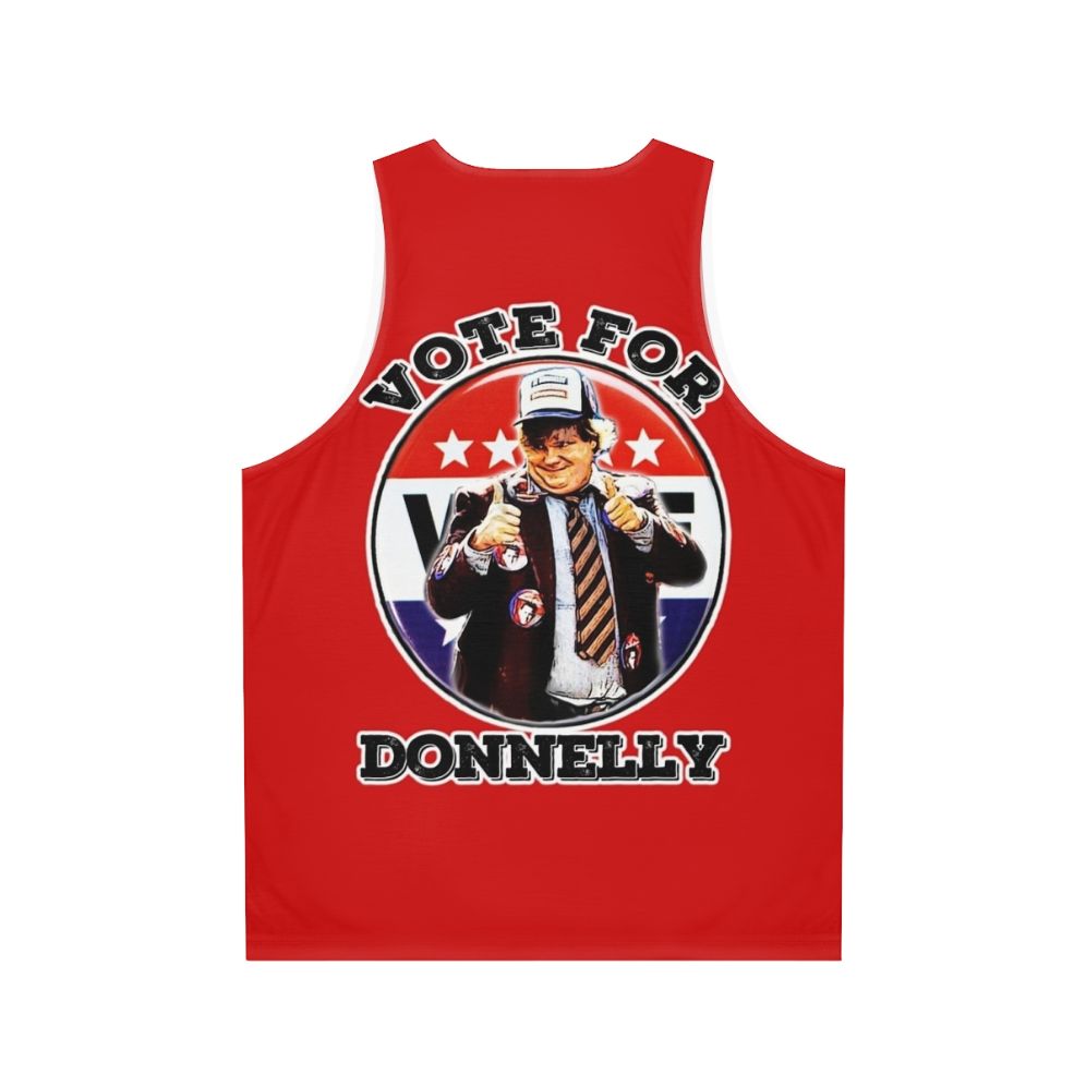 Vote for Donnelly Unisex 90s Comedy Tank Top - Back