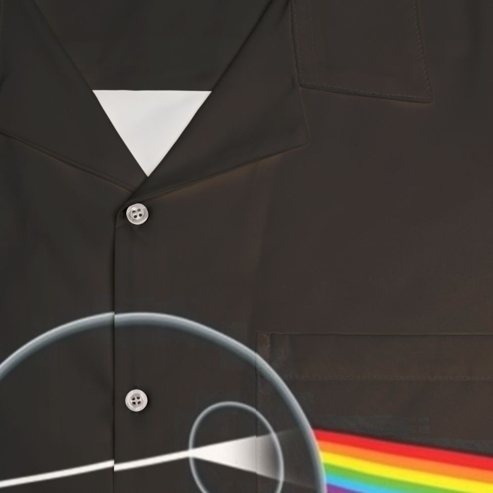 Dark Side Of The Moon Hawaiian Shirt - Pop Art Music Mashup - Detail