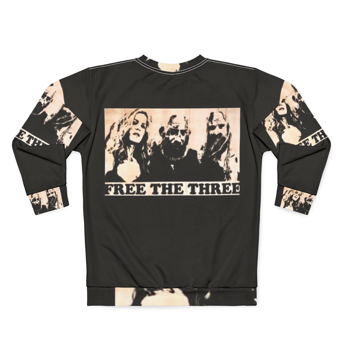 Free the 3 From Hell' Graphic Sweatshirt - Back