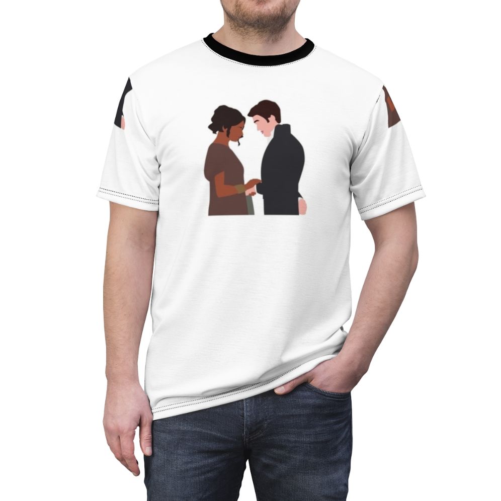 Bridgerton Kanthony Couple T-Shirt featuring Anthony Bridgerton and Kate Sharma - men front