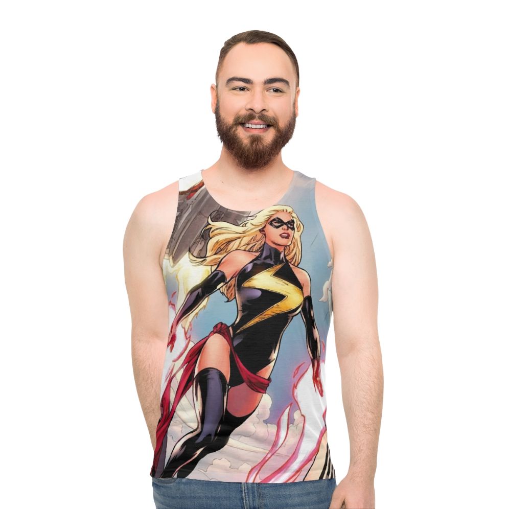 Carol Danvers Unisex Captain Marvel Tank Top - men