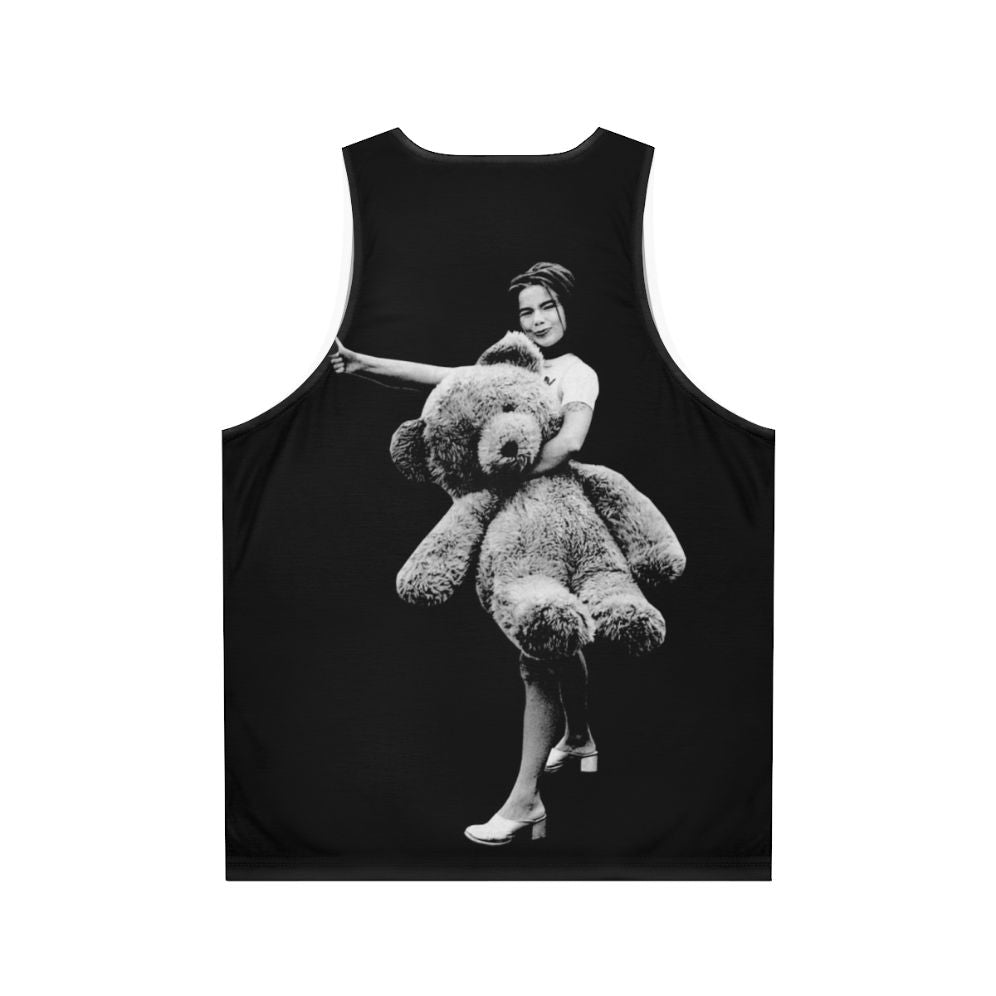 Bjork Teddy Bear Unisex Tank Top - Back