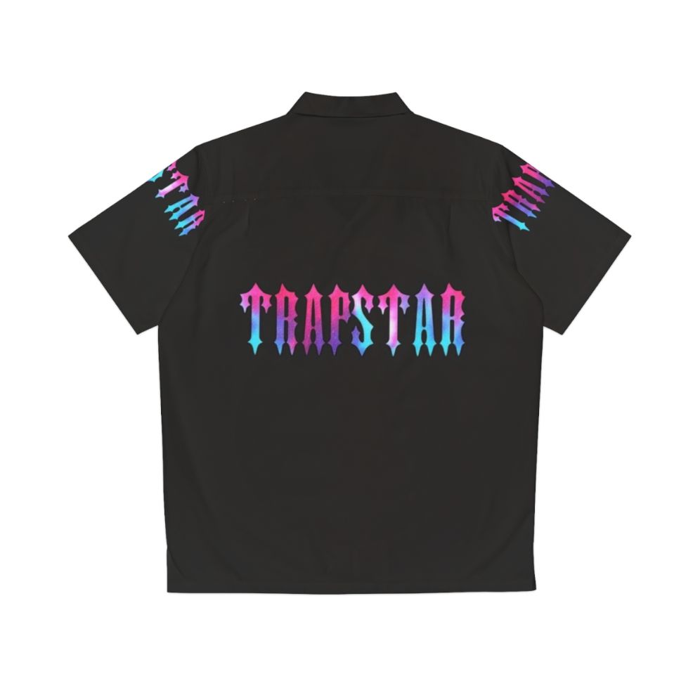 Trapstar London Logo Design Hawaiian Shirt 3 - Brand Clothing - Back