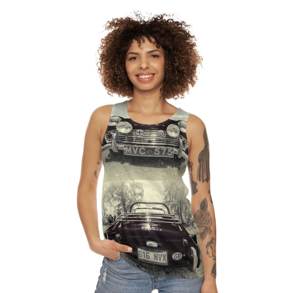 Triumph TR3 retro unisex tank top - women