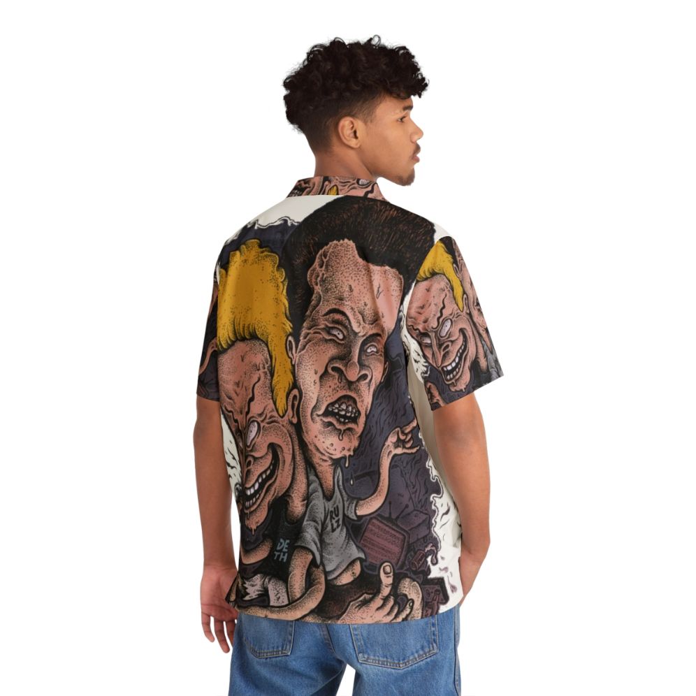 Beavis and Butthead 90s TV Show Hawaiian Shirt - People Back