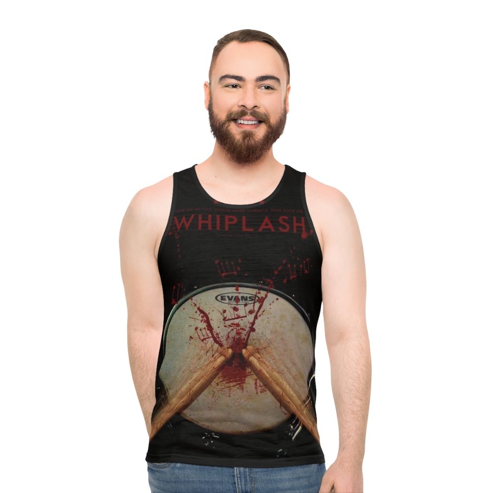 Whiplash movie inspired unisex tank top - men