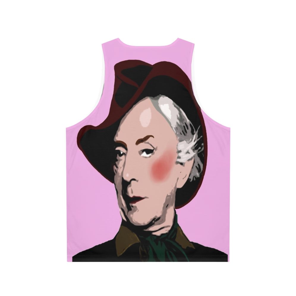 Quentin Crisp Icon LGBTQ Unisex Tank Top - Back