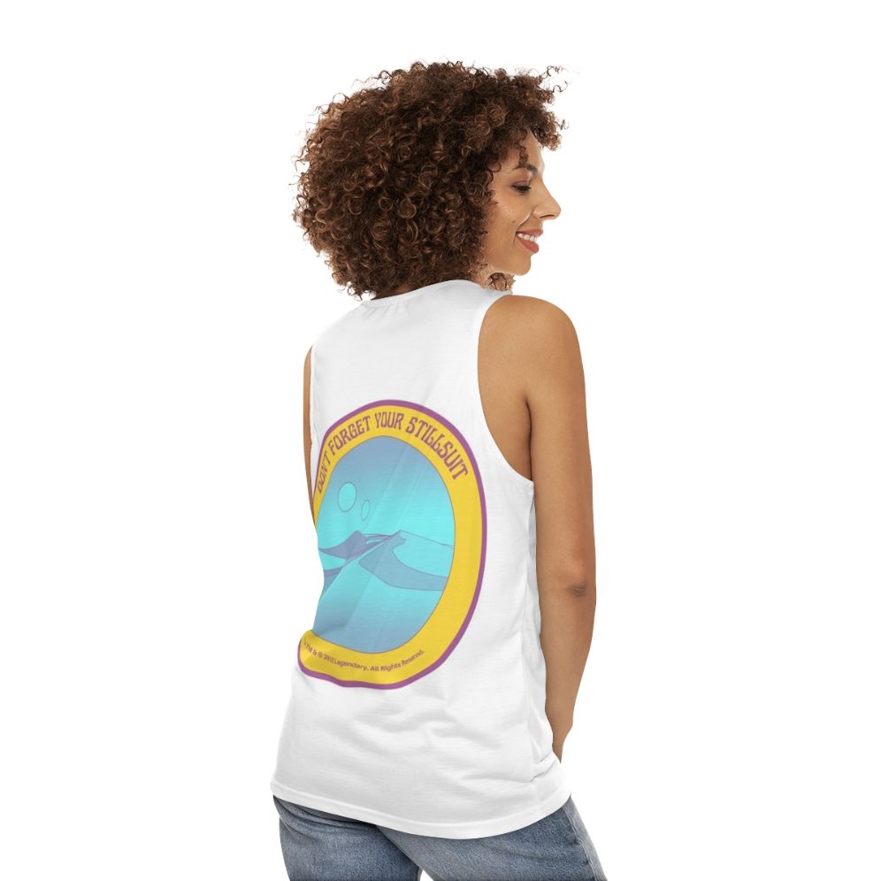 Dune Arrakis Desert Unisex Tank Top - women back