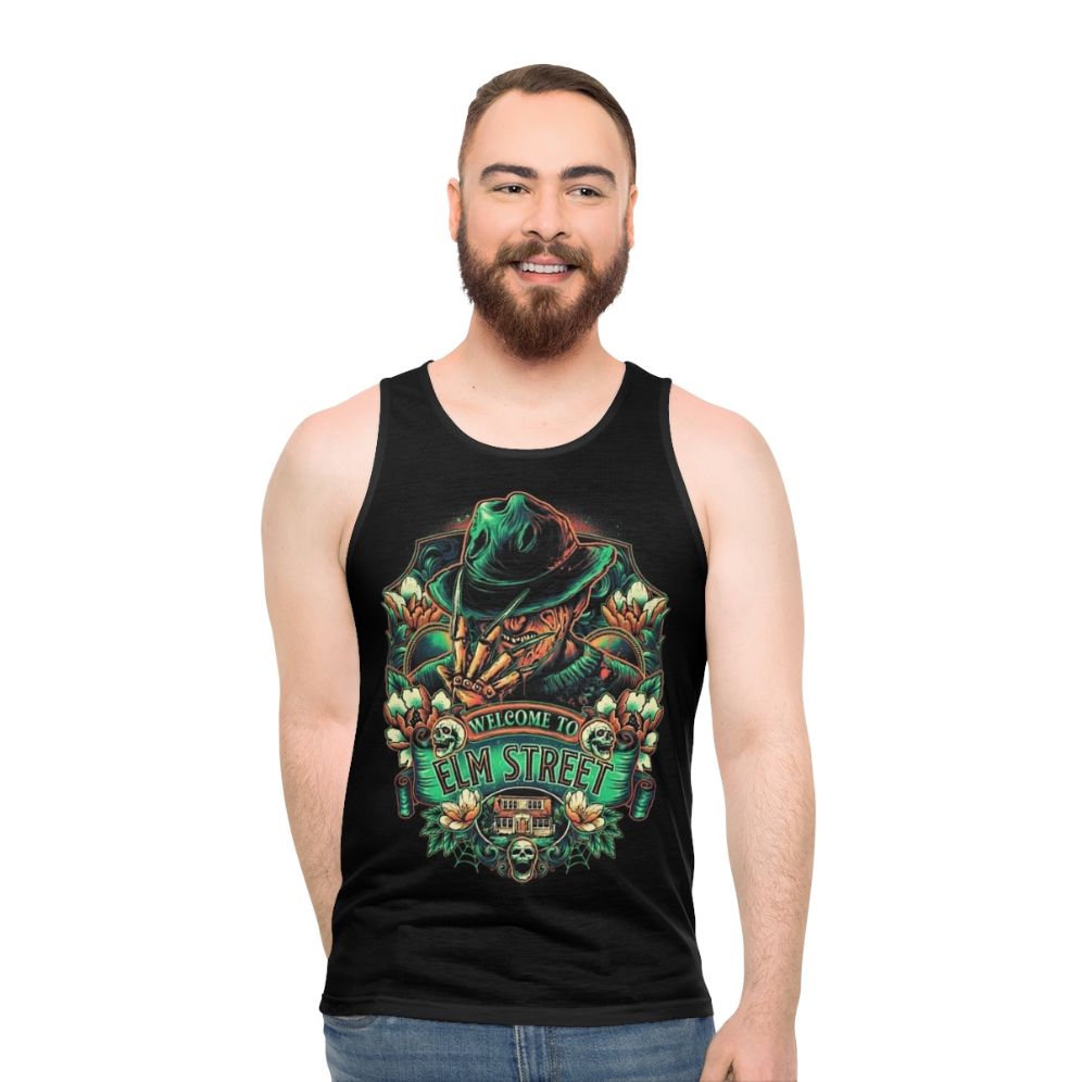 Unisex horror movie tank top - men