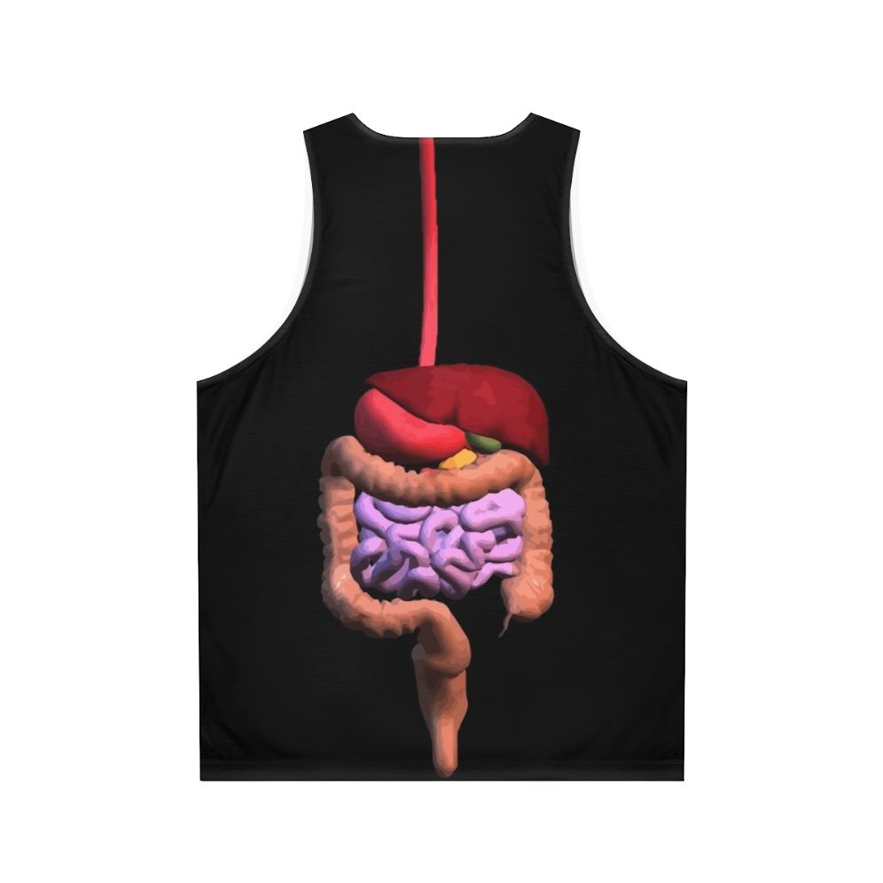 Digestive system anatomy unisex tank top - Back