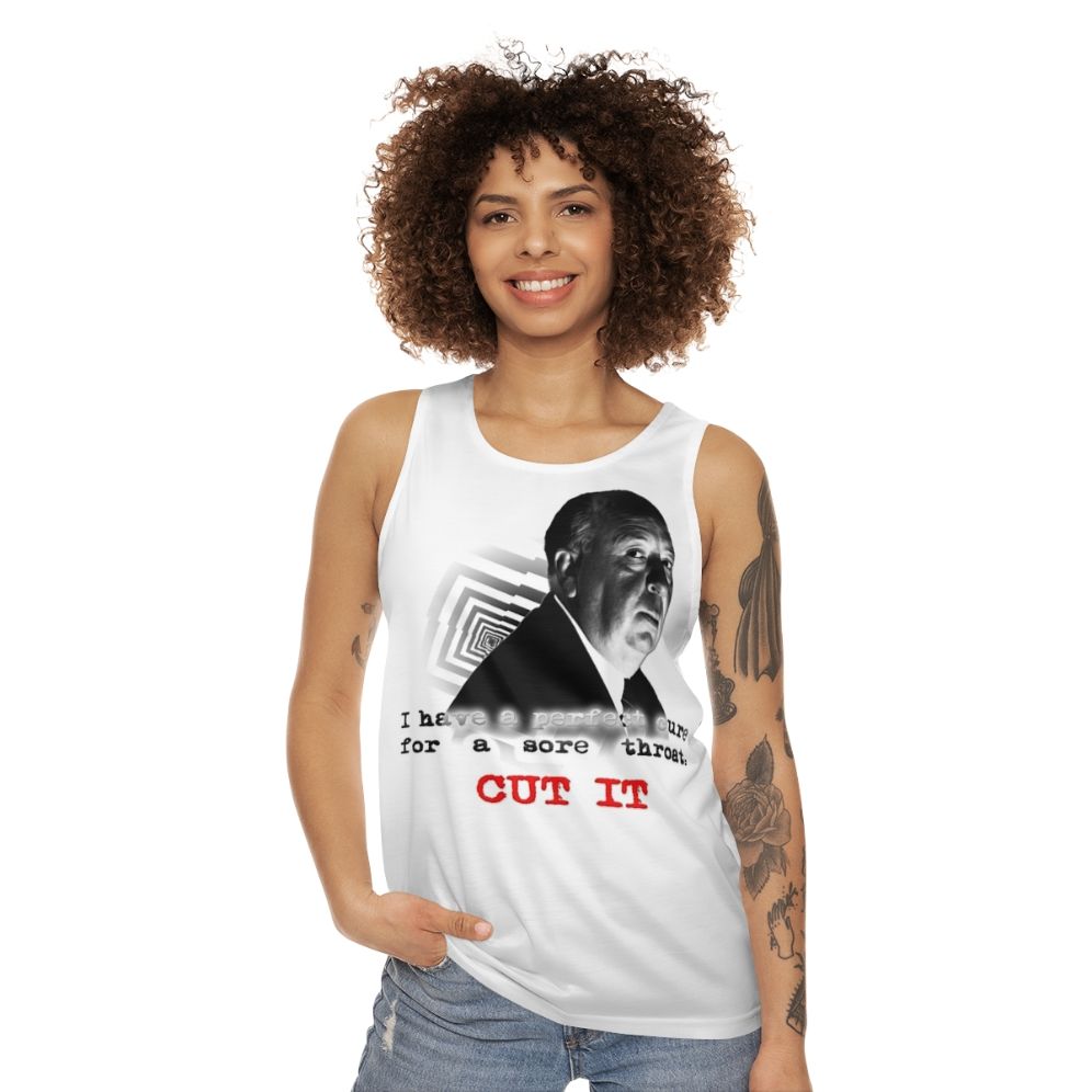 Alfred Hitchcock Unisex Tank Top - women