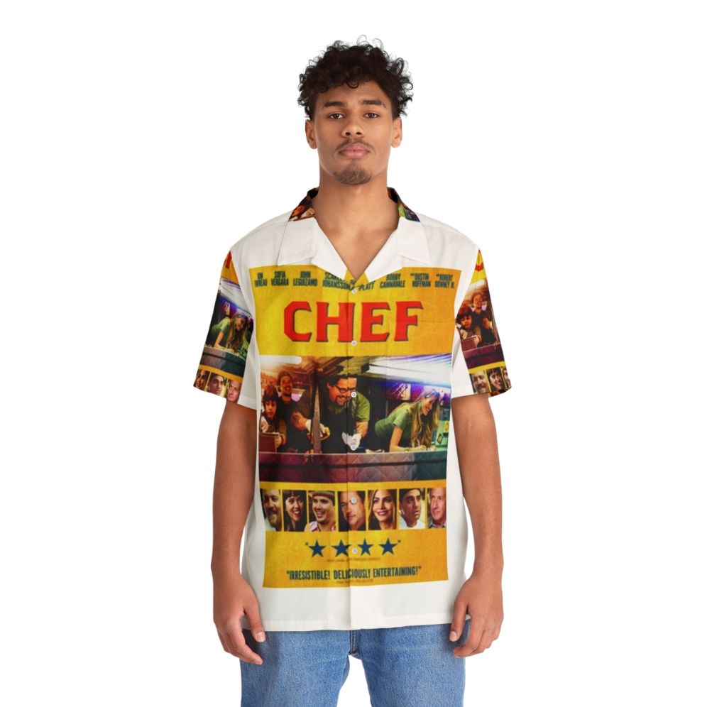 Tropical Chef Hawaiian Shirt with Movie Meme Inspired Design - People Front