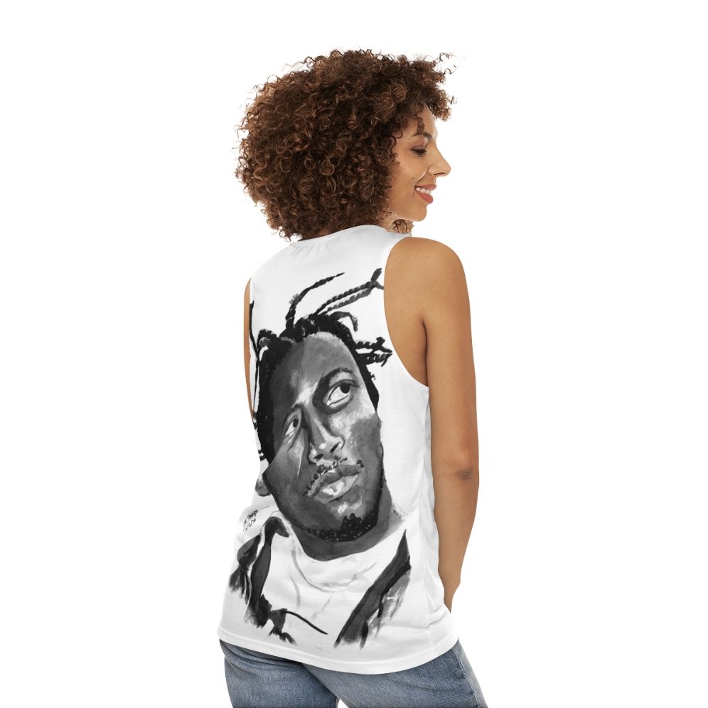 ODB Ink Portrait Unisex Tank Top - women back