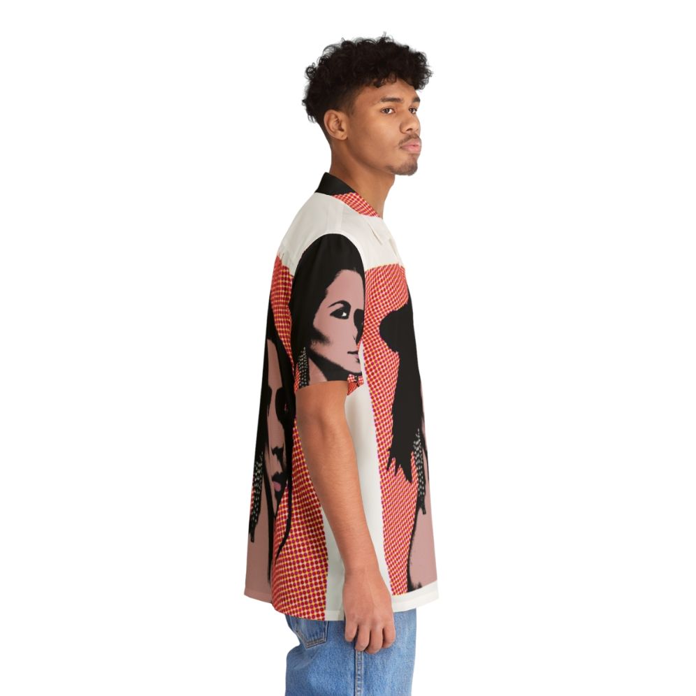 Pop Art Hawaiian Shirt Featuring Marina and the Diamonds Artwork - People Pight