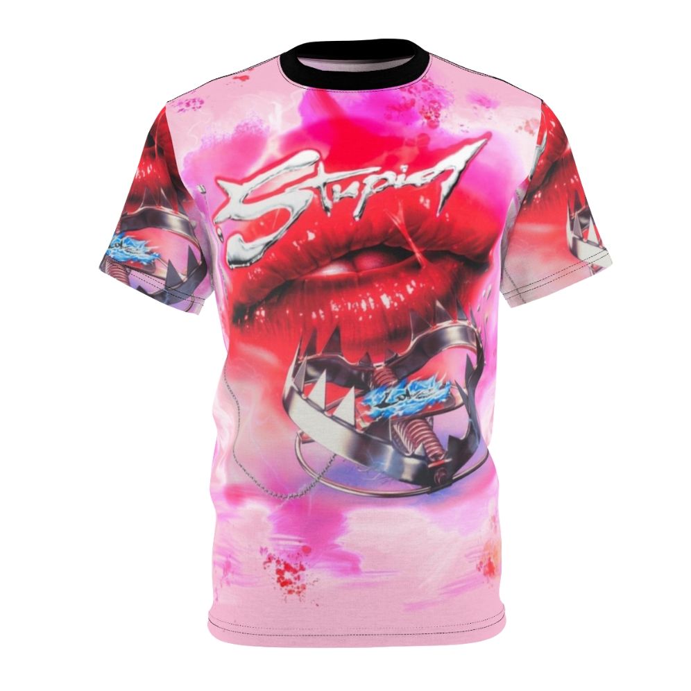 Chromatica-inspired AOP T-shirt featuring Lady Gaga's "Stupid Love" design