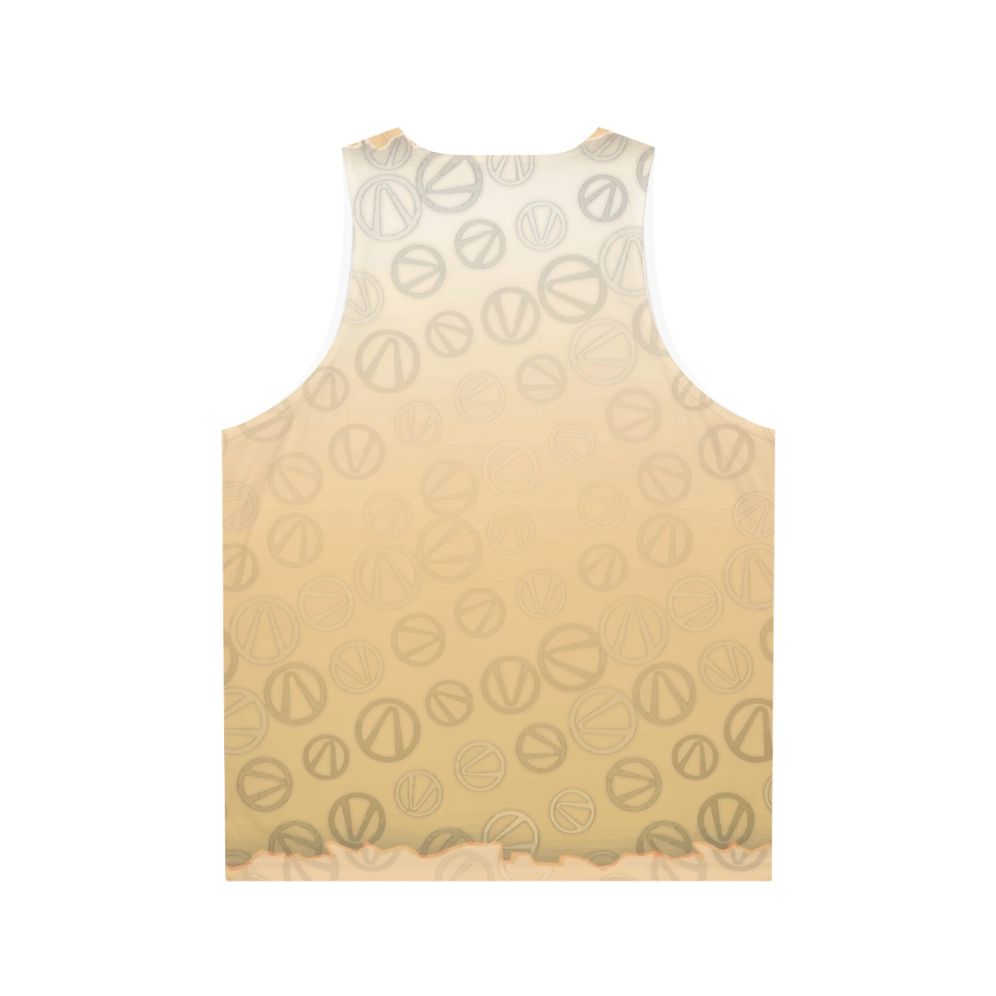 Borderlands Vault Symbol Pattern Unisex Tank Top - Back